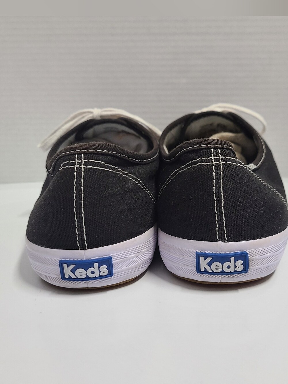 Keds Champion Originals Black Lace-Up Sneakers Sz 12W - Picture 8 of 13